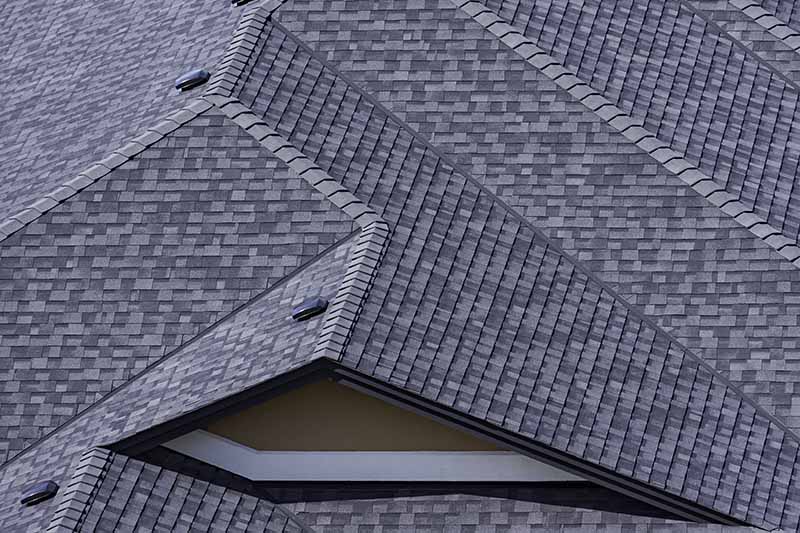 Aerial view of Asphalt Roof